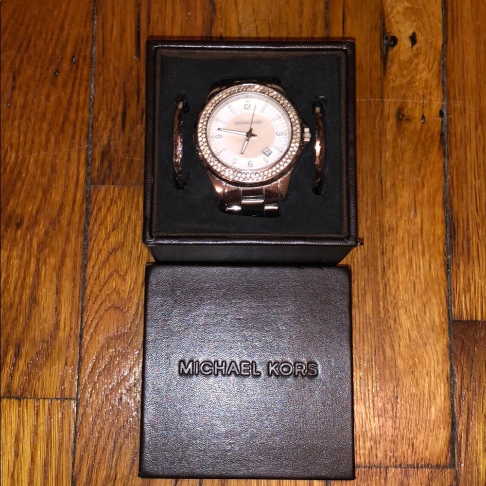 Michael Kors Watch w/ 3 interchangeable faces